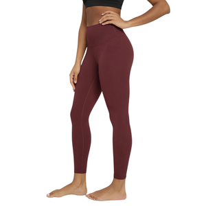 Leggings de yoga pour femmes, décontractés, d'été, respirants, tricotés, écologiques, en coton biologique et fibre de bambou, vente en gros - Product Image 4
