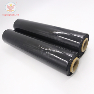 VietNam Factory Black PE Pallet <b>Wrap</b> <b>Stretch</b> Factory Price Black Plastic Polyethylene Film Pallet High Quality Black Pallet <b>Wrap</b> - Product Image 5