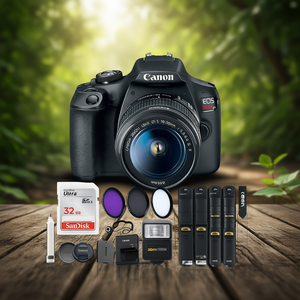 กล้องดิจิตอล DSLR ระดับมืออาชีพ 32G พร้อมเลนส์ 18-55 มม. และ 75-300 มม. เลนส์พรีเซ็ต 500 มม. - Product Image 3