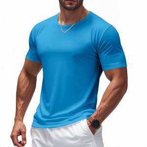 <b>Mens</b> <b>T</b>-<b>Shirts</b> Cotton Plain Regular Fit Casual Solid Color Summer Tshirt Crewneck Short Sleeve Casual - Product Image 4