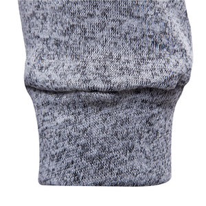 Último diseño de alta calidad para hombre gimnasio Fitness sudaderas con capucha térmicas 100% algodón patrón sólido de talla grande transpirable invierno liso teñido - Product Image 6