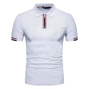 Ropa de algodón de talla grande para hombre, polos con cremallera de cuarto 1/4, manga corta, alta calidad, nuevo diseño, polos de verano para hombre 2025 - Product Image 5