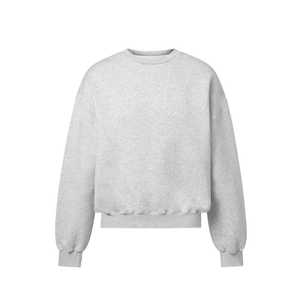 Sudaderas de Cuello Redondo 100% Algodón Gris Jaspeado, Lisas, Extra Grandes, con Logotipo Personalizado, Fabricante de Sudaderas de Felpa Francesa Gruesa - Product Image 6