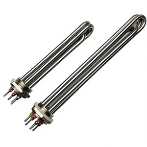 <span class=keywords><strong>Calentador</strong></span> de Inmersión Personalizado de Acero Inoxidable con Conexión Roscada y Brida de 240V 440V 3KW 6KW 1-1/4" 1-1/2" para Calderas Industriales de Calentamiento de Agua - Product Image 1