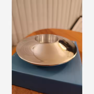 Candelero votivo con acabado negro de Metal en forma de árbol de Navidad, artículo decorativo para decoración del hogar y la habitación, uso de vela votiva - Product Image 4