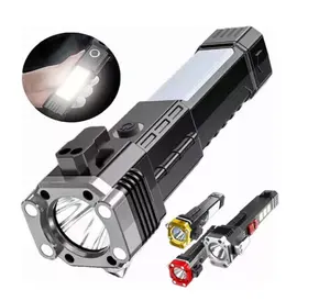 Super Bright LED Tactical Survival Flashlight Torch Light Linterna Powerful Multifunction LED Flashlight Rechargeable