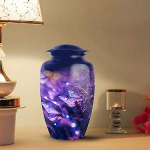 โกศฌฌาปนกิจศพรูปผีเสื้อสีม่วงสำหรับผู้ชายขี้เถ้าศพสำหรับผู้ชายผู้ใหญ่ขี้เถ้าศพมีเอกลักษณ์สำหรับผู้หญิงขี้เถ้า - Product Image 6