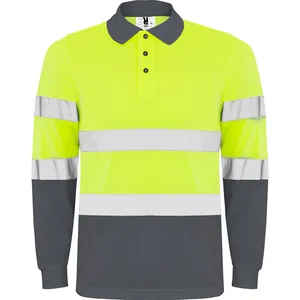 Maglietta Polo ad Alta Visibilità POLARIS L/S, Articolo Promozionale per Merchandising - Product Image 6