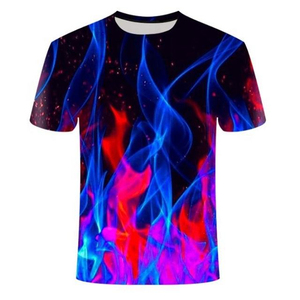 Men's and Women's High Quality 100% Cotton Quick-Dry T-Shirt Custom Logo Short Sleeves Digital Printing Custom Neck - Product Image 3