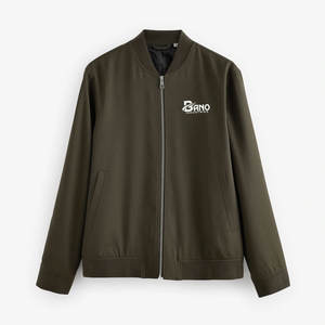 Blouson d'hiver pour homme à manches longues, nouveau design, avec logo sur le devant, tissu respirant en polyester/nylon à séchage rapide - Product Image 1