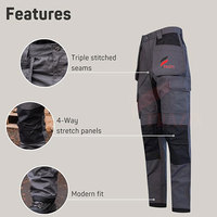 Pantalons de travail taille haute pour hommes Conception personnalisée Meilleur matériau Imperméable-Pantalons de travail à bas prix