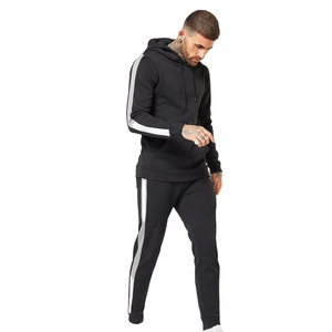 Conjunto de Sudadera con Capucha y Pantalones Deportivos de Forro Polar Grueso, Transpirables, con Estampado OEM Bordado Personalizado al por Mayor, Unisex, para Hombre, Tallas Grandes - Product Image 1