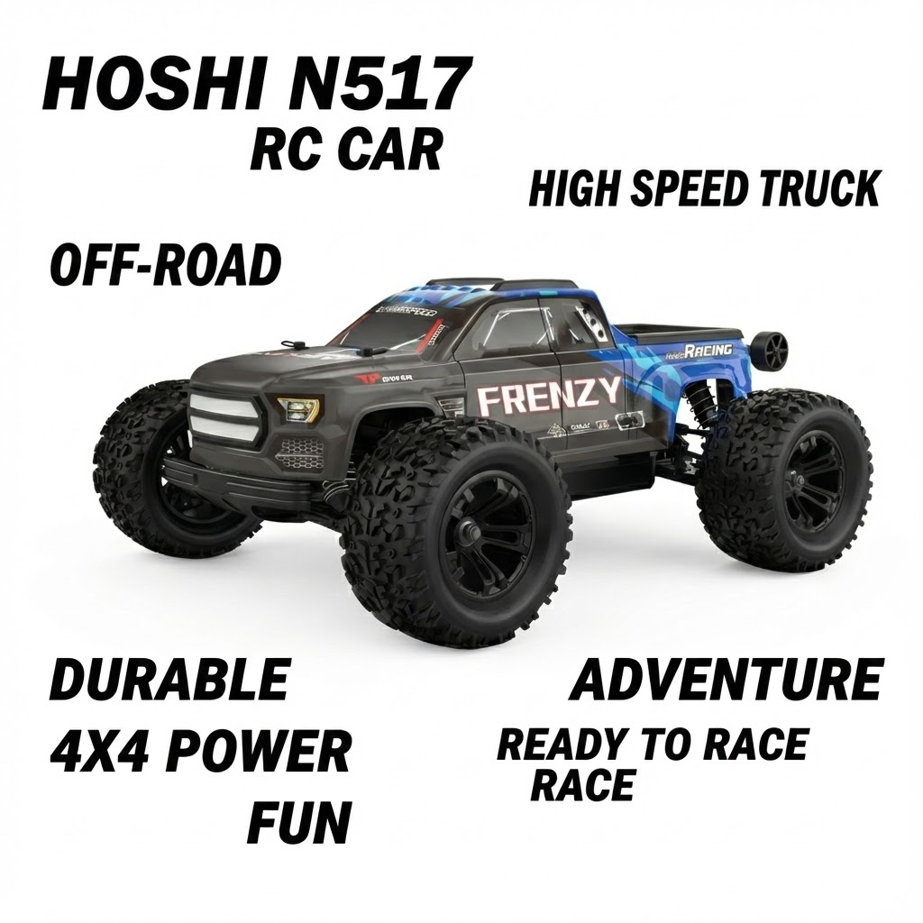 HOSHI N517 RC Car - High Speed 1/12 Brushless off-Road Truck