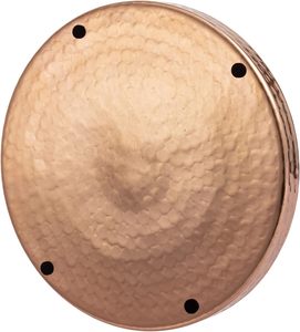 Plateau en cuivre martelé rond fait main design Plateau en bois élégant classique Vente à chaud Plateau de service en cuivre fantaisie Vente en gros - Product Image 3
