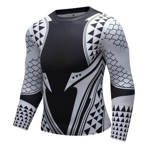 Manches longues en gros concevoir votre propre Sublimation imprimé Jiu Jitsu Mma pour hommes Bjj chemises Rashguard 2025 - Product Image 5