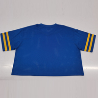 Vente en gros de maillots personnalisés pour hommes à manches courtes en coton/polyester, écologiques, anti-boulochage, avec blocs de couleur, passepoilés, brodés et à séchage rapide