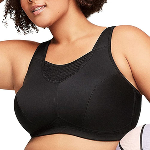 Fitness soutien-gorge de sport pour femmes Push up sans fil rembourré dos croisé à bretelles course gymnastique entraînement entraînement Yoga haut actif vêtements pour femmes - Product Image 6