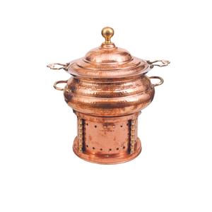 Brass Metal Rounded Chafing Dish With Handle <b>Buffet</b> Casseroles Serving Chafing Dish Gold Plated Finishing Chafing Dish - Product Image 6