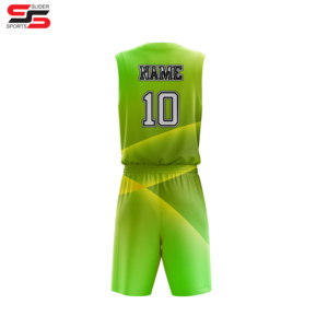 Imprimé personnalisé hommes dernier modèle de maillot de basket-ball maillot de sport par sublimation séchage rapide personnalisé basket-ball porter uniforme - Product Image 6