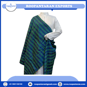 Écharpe en soie Kantha réversible de luxe pour femme, fabriquée à la main en coton de haute qualité, vente directe d'usine, offre spéciale - Product Image 4