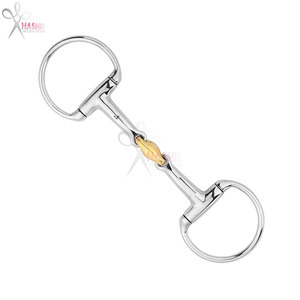 Bocado de Acero Inoxidable de Calidad Premium con Punta de Huevo, Duradero y Reutilizable para Entrenamiento de Caballos y Equitación - Product Image 4