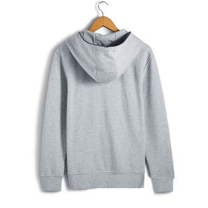 Custom <b>Men</b> Fashion Design No Drawstring Hip <b>Top</b> Hoodie Blank Fleece Full Face <b>Zip</b> <b>up</b> Hoodie - Product Image 4