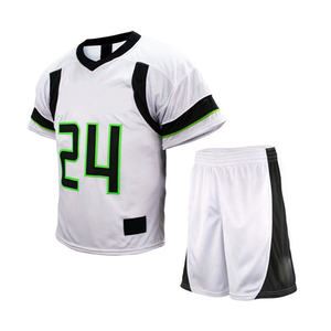 Conception OEM ODM, créez votre propre ensemble d'uniformes de lacrosse imprimés, vêtements d'équipe, vente en gros, unisexe, adulte, 100% polyester, antibactérien, séchage rapide - Product Image 1