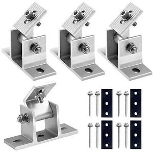 Braket Panel surya, braket sudut dapat disesuaikan bingkai Shed perahu pemasangan tanah - Product Image 2