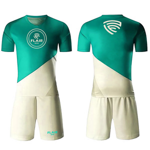 Tenue de football unisexe de haute qualité, design personnalisé, impression par sublimation, maillot de football respirant à manches courtes, ensembles uniformes - Product Image 4