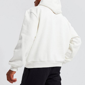 เสื้อมีฮู้ดทรงโอเวอร์ไซส์ของผู้ชายทรงบ็อกซี่แบบพอดีตัวลายกราฟิก - Product Image 4