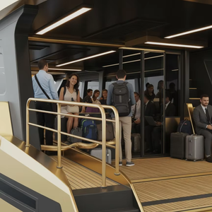 Yacht de croisière personnalisé UBI 1450, coque en aluminium de 11,8 m, HD-1180B, 50 passagers, moteur inboard, Chine - Product Image 5