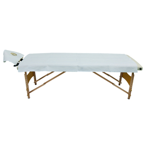 Rouleaux de draps jetables en papier crépon standard pour <span class=keywords><strong>table</strong></span> d'examen, couvre-lit médical, <span class=keywords><strong>protection</strong></span> hygiénique pour <span class=keywords><strong>table</strong></span> de <span class=keywords><strong>massage</strong></span> - Product Image 2