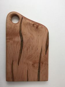 Planche à découper en bois massif pour fruits, légumes et pain, blocs à découper, plateau de service unique en forme de fer à cheval - Product Image 2