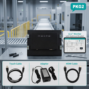 Best Selling Rack <b>Plug</b> <b>Play</b> Monitor USB Rack PNP Monitor Touch Rack PNP Monitor With Rack Mount Brackets - Product Image 1