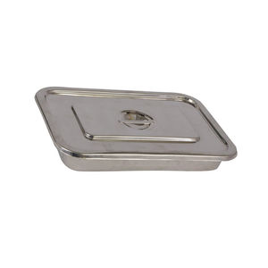 Caja de almacenamiento de agujas para instrumentos quirúrgicos médicos veterinarios de acero inoxidable, caja de bandeja para instrumentos quirúrgicos, precio barato OEM - Product Image 1