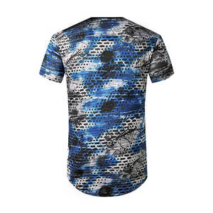 T-shirt de vêtements de sport pour hommes de coupe confortable 100% tissu tricoté en polyester respirant à séchage rapide léger OEM - Product Image 2