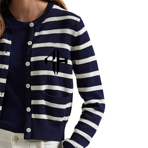 Top nuevo suéter al por mayor de lana/Material acrílico de alta calidad logotipo personalizado nuevo diseño mujer cárdigan invierno por ATLANTIC - Product Image 5