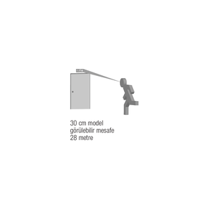 iftyz SF Series 40 X 300 X 200 mm <b>Emergency</b> Exit <b>Lighting</b> Armature Quick Release - Product Image 4