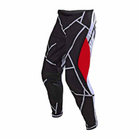 Pantalon de motocross camouflage pour homme, pantalon de moto tout-terrain respirant et durable, pantalon de course VTT avec protection des genoux