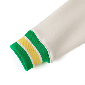 Sudadera con Capucha Unisex de Felpa Premium de Invierno de Norfolk State, Bordado Chenille, Bolsillo Canguro, Detalles en Verde/Dorado, 100% - Product Image 6