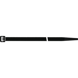 SAPISELCO Bridas para Cables de Poliamida 6.6 Negras de 750 mm de Largo y 7.5 mm de Ancho, 100 Unidades/Bolsa, Gestión de Cables y Accesorios - Product Image 1
