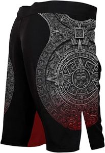 Impression numérique rétractable Arts martiaux mixtes porter pour adultes hommes plaine blanc lutte MMA Shorts en gros taille élastique - Product Image 4