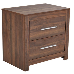 โต๊ะข้างเตียงไม้เนื้อแข็งหรูหราสไตล์ฝรั่งเศสพร้อมลิ้นชักพับได้สองลิ้นชักสำหรับห้องนอนห้องนั่งเล่นเฟอร์นิเจอร์ที่บ้าน - Product Image 2