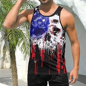 Bas prix hommes débardeur mode vêtements d'été hommes débardeur haute qualité respirant hommes débardeur téléchargé par robe de sport - Product Image 3