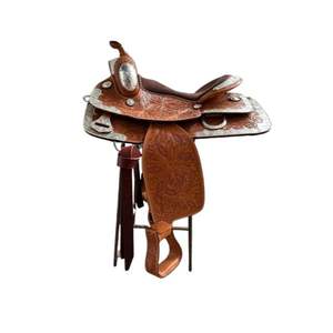 อานม้าหนังแฮนด์เมดแบบพรีเมียมสำหรับการแข่งขันอานม้าโชว์แบบตะวันตกสำหรับมืออาชีพ - Product Image 1