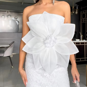 Vestido sin mangas de algodón indio ecológico tejido a mano para mujer, ropa de fiesta elegante, regalo de novia, estilo dulce, oferta Natural de verano - Product Image 1