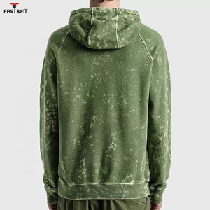 Streetwear personnalisé poids lourd à manches longues meilleur prix couleur unie tenue décontracté pulls à capuche hommes sweats à capuche pour hommes fabriqués au Pakistan - Product Image 2
