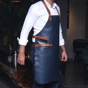 HAMII VÊTEMENTS Tablier en cuir imperméable et résistant à l'huile Protection du travail unisexe PVC résistant à l'usure Couleurs et logo personnalisés Service OEM - Product Image 3