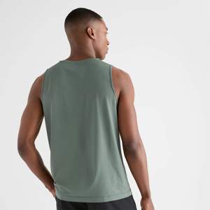 Débardeur de sport pour homme avec logo personnalisé, grande taille, décontracté, respirant, 100% coton, anti-UV, séchage rapide, tricoté, pour la remise en forme - Product Image 6