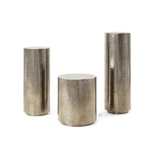 Nouvelle arrivée Métal plaqué argent de style traditionnel Table en laiton Taille personnalisée Forme Couleur Produit de qualité supérieure Prix bon marché - Product Image 3